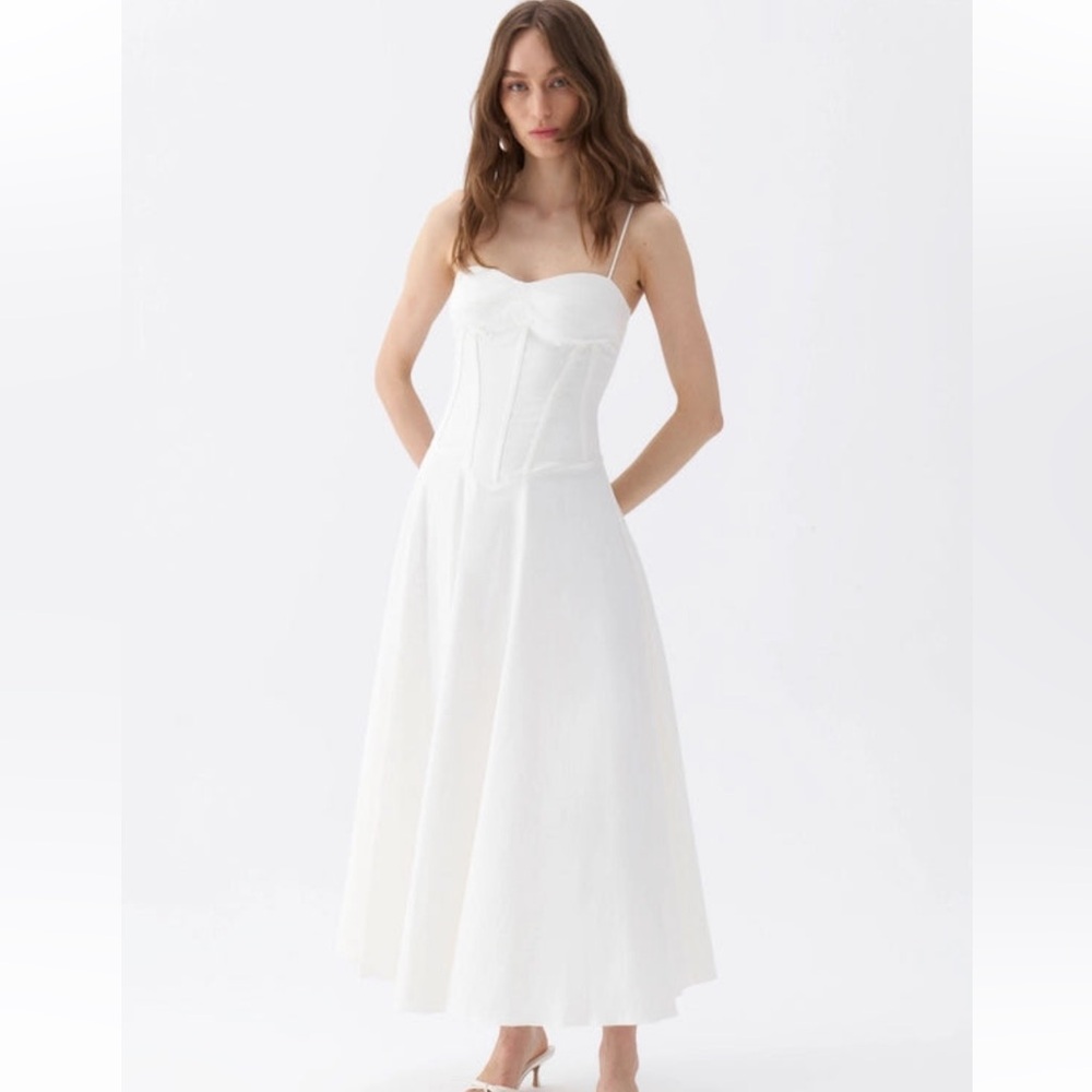 Nocturne Corset Midi Dress - Size 34